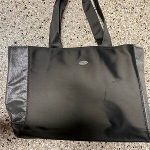 Coach Black and Silver Tote Bag